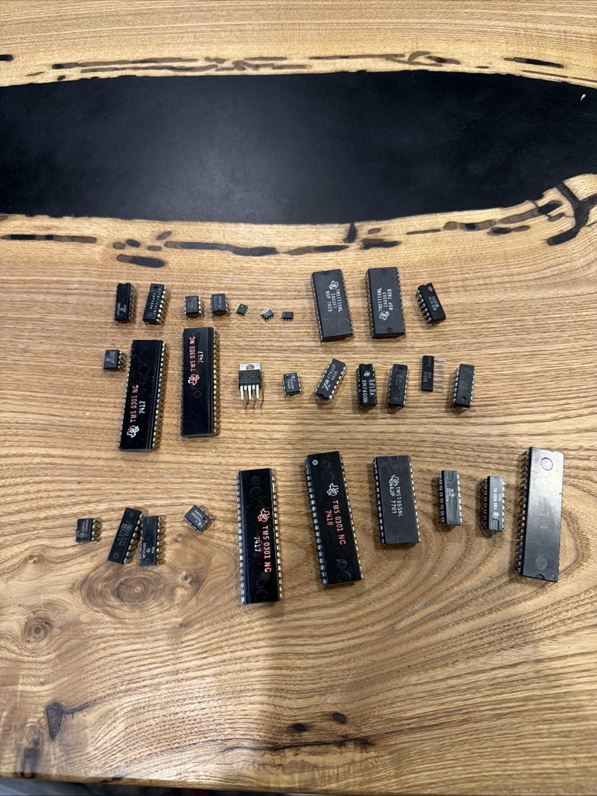 Vintage Group Lot Of Texas Instrument TI CI Chip Chips Lot Of 30 Assorted