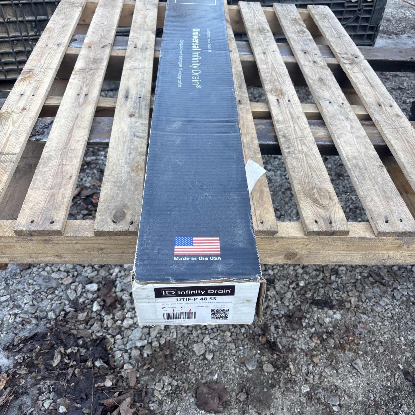 NEW Infinity Drain 48" Complete Universal Linear Drain Kit; UTIF-P 48 SS