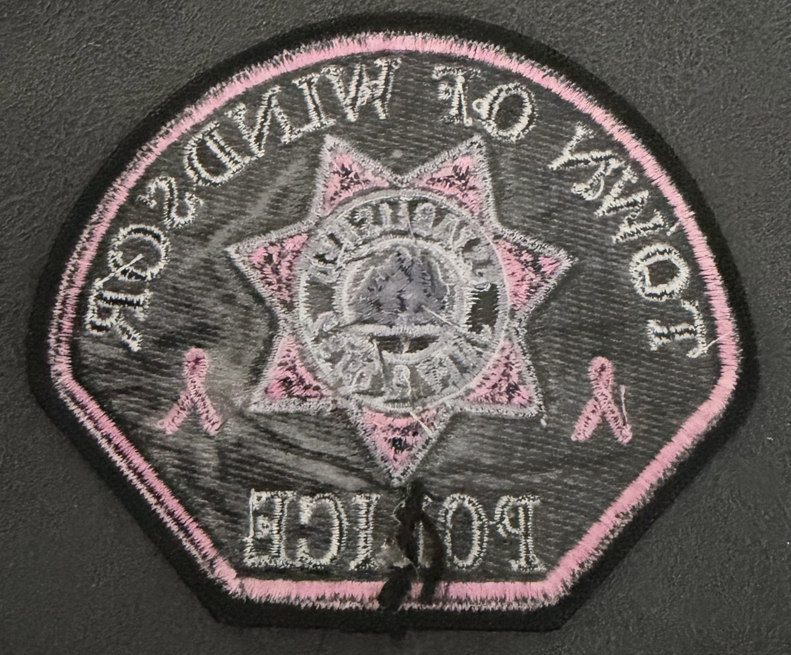 California Pink Patch. Windsor Police Dept.