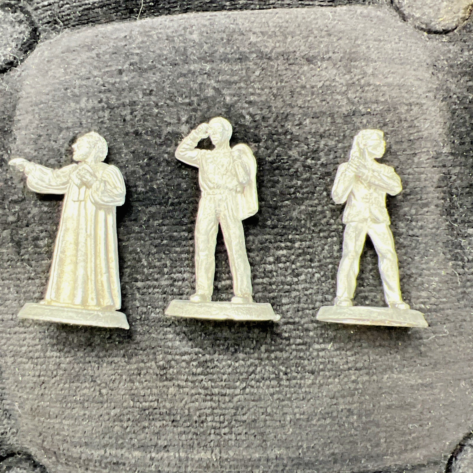 Ral Partha Pewter Mini Figurine D&D (Don't know who they are) Lot 0f Three 3