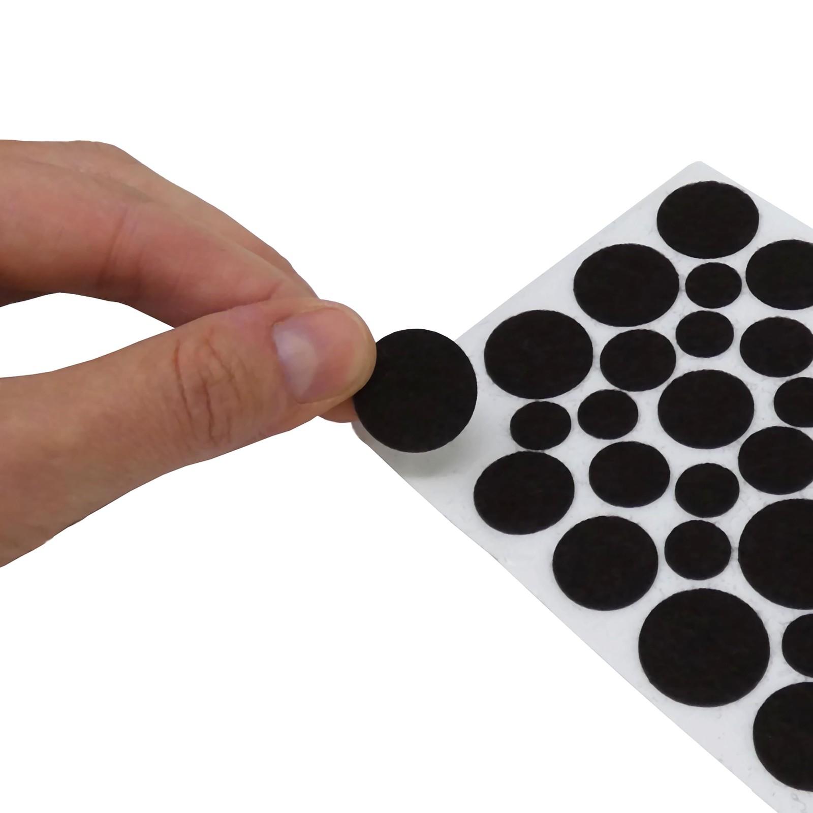 Brown Self Adhesive Felt Surface Protection Pad Furniture Protector