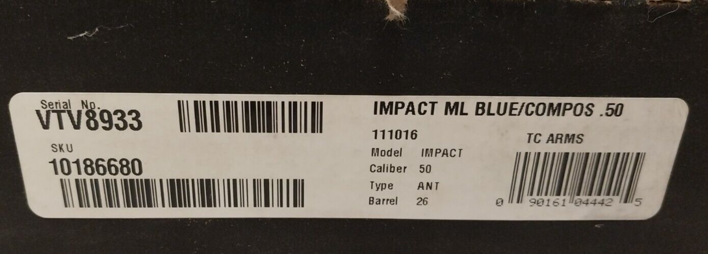 T/C Thompson Center Impact Muzzleloader Black Powder Trigger Mount Bedding Block