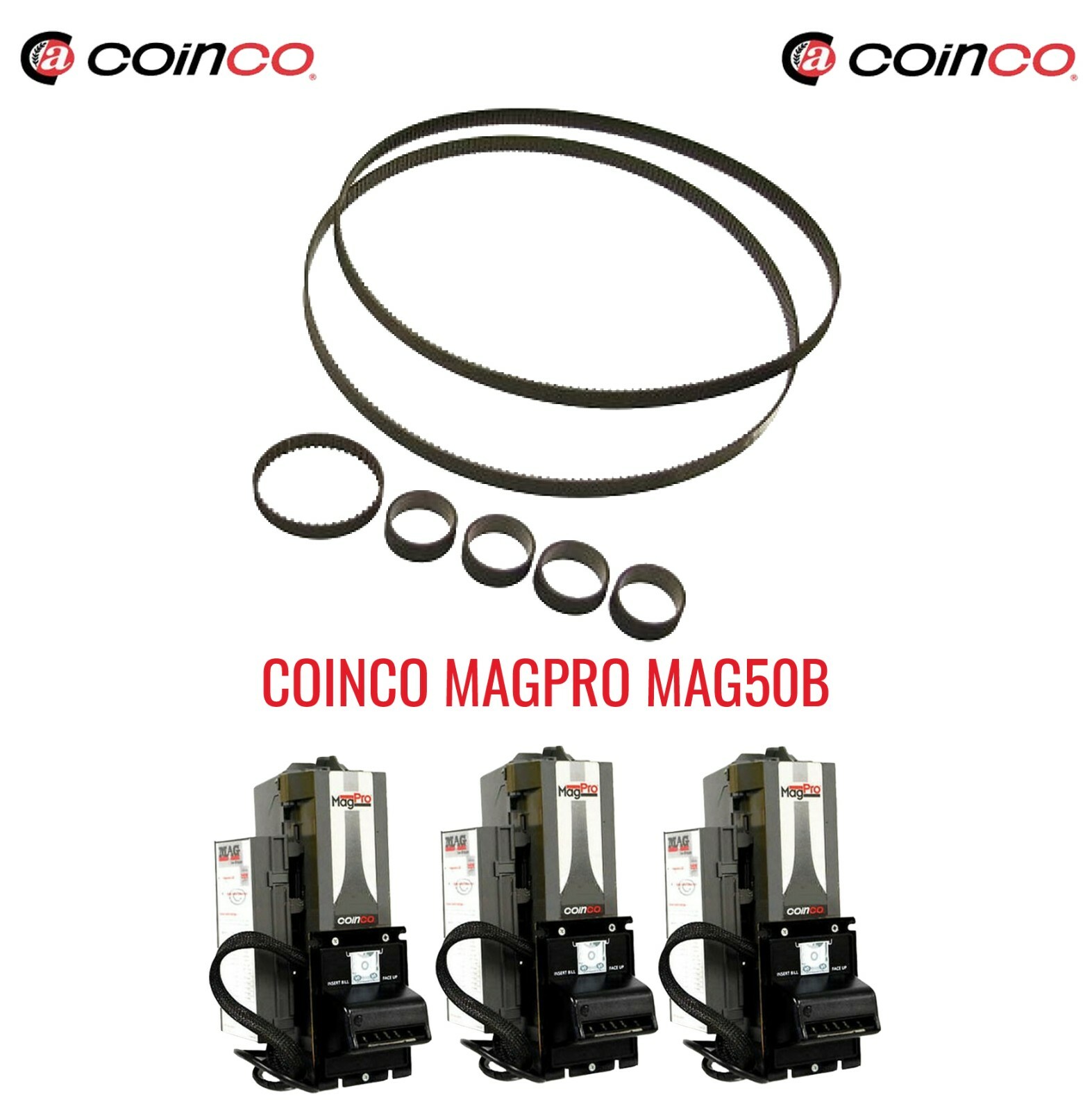 Coinco MAGPRO MAG00B Bill Validator/Bill Acceptor Belt Kit