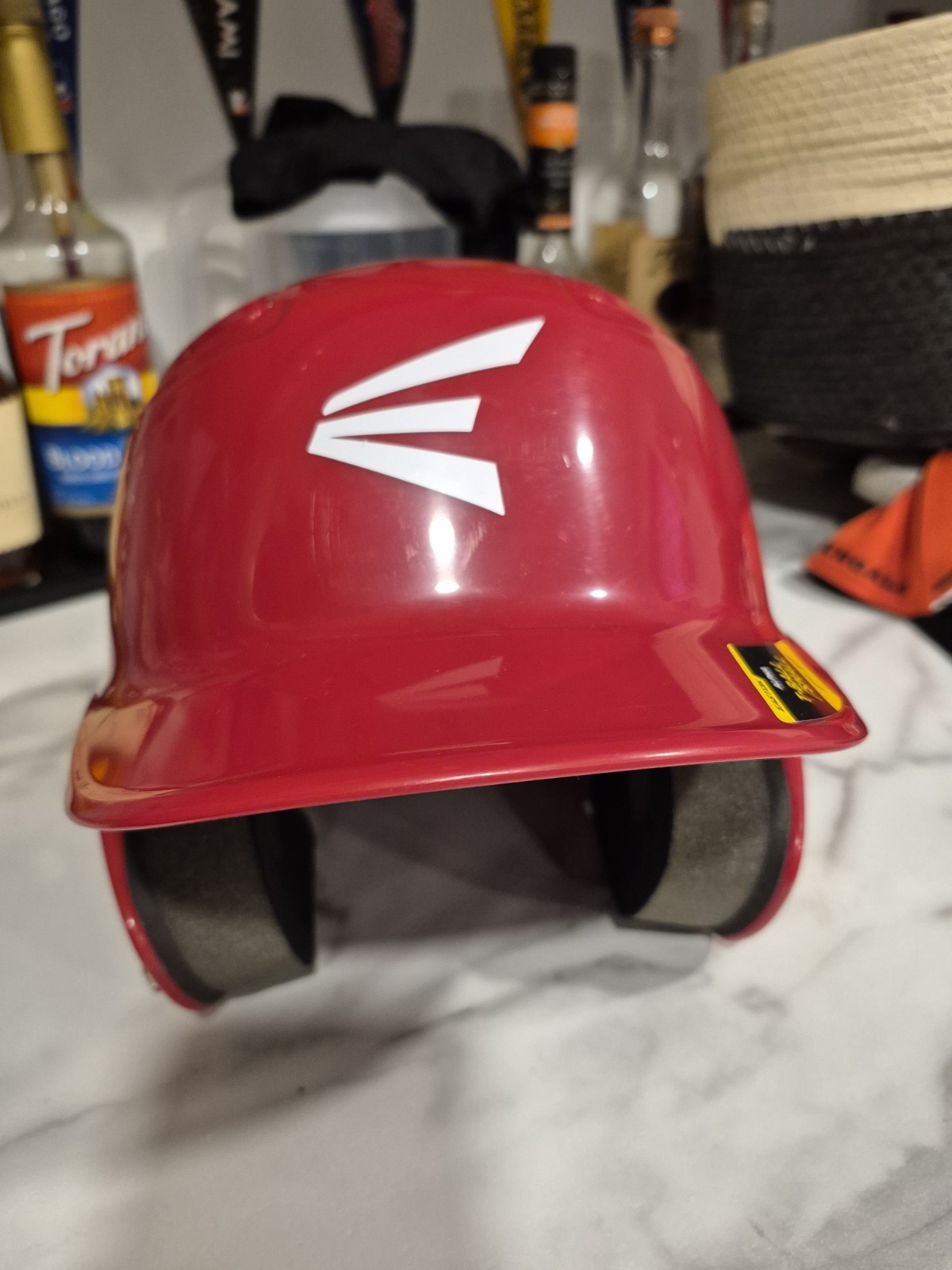 Easton Alpha T-ball Helmet Red 6 1/4 - 6 7/8 Small Baseball Batting Helmet