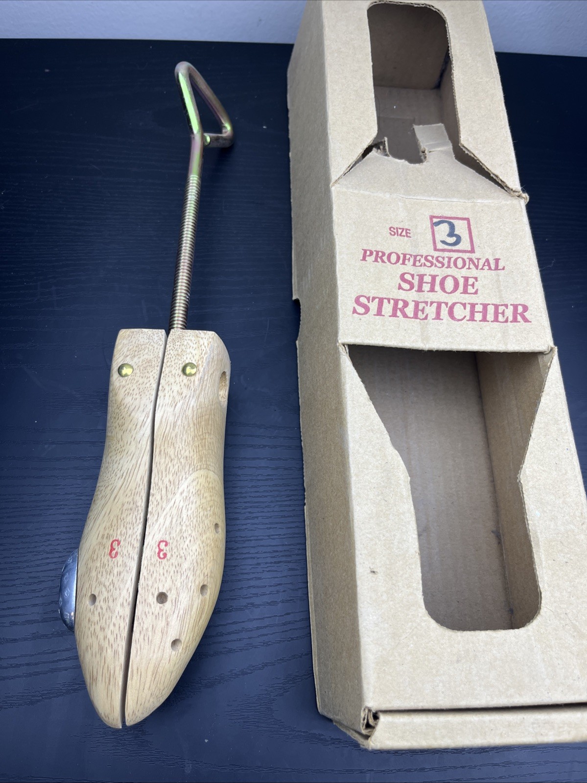 Vintage Star Professional Shoe Stretcher Size 3 NOS New w Box Adjustable