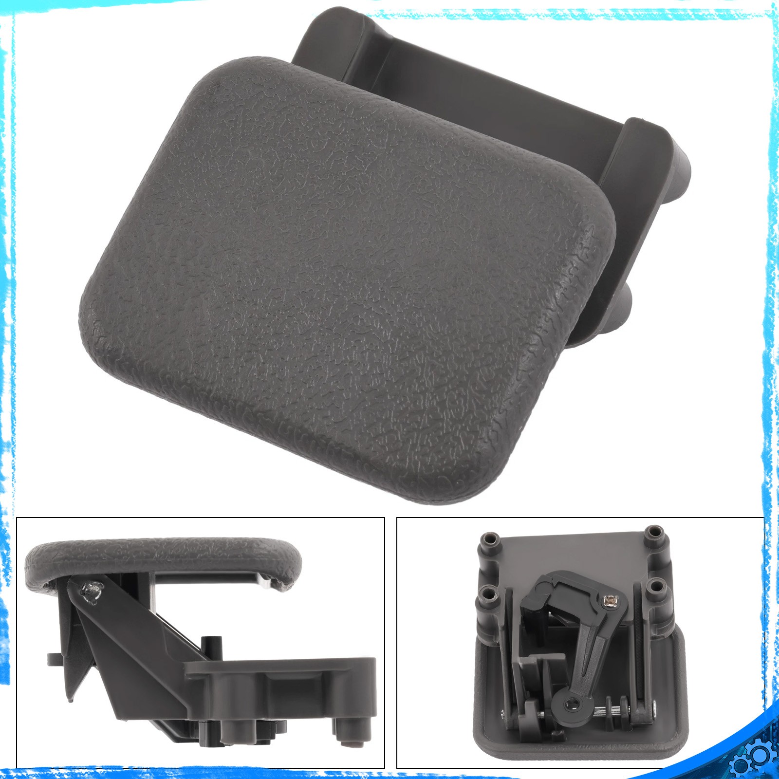 Dark Gray Glove Box Latch For Chevrolet Silverado 1500/2500/3500 99-07 #15807878