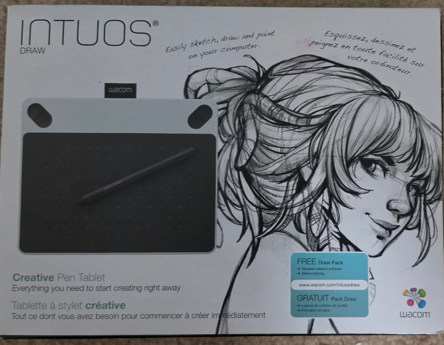 Wacom Intuos Draw Creative Graphics Tablet - CTL490W0