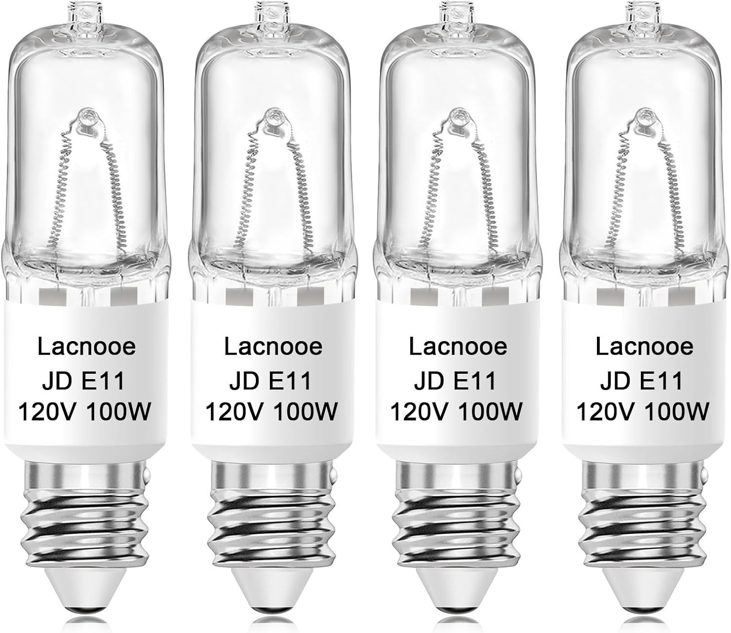 JDE11 120V 100W Halogen Light Bulbs (Replacement E11 LED Bulb), T4 Mini...