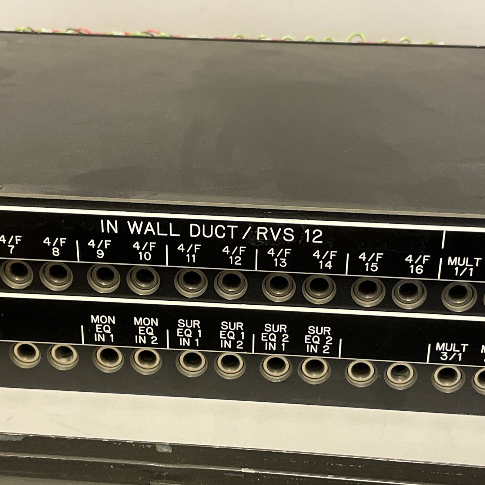 24x2 Audio Patch Bay Panel Rack Mount - COMMUNICATIONS CORPORATION - VERSAPATCH