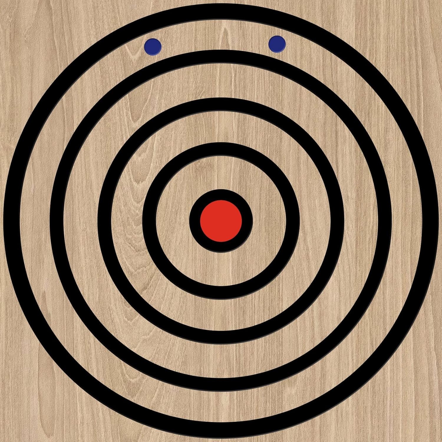 Epakh Axe Throwing Target Template Stainless Steel Black, Blue, Red