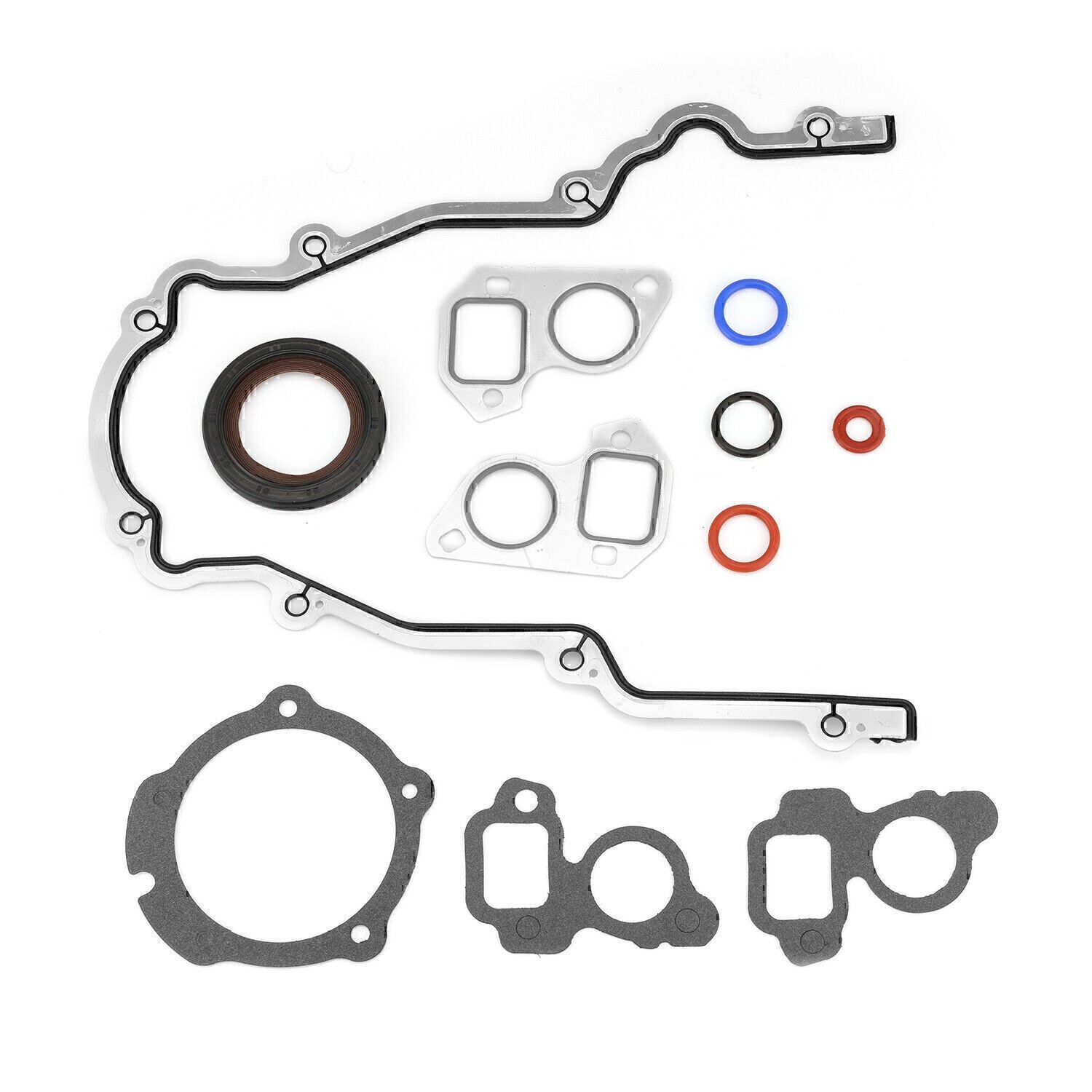 Timing Chain Cover W/ Water Pump Gaskets & Main Seal For GM LS1 4.8L 89060436