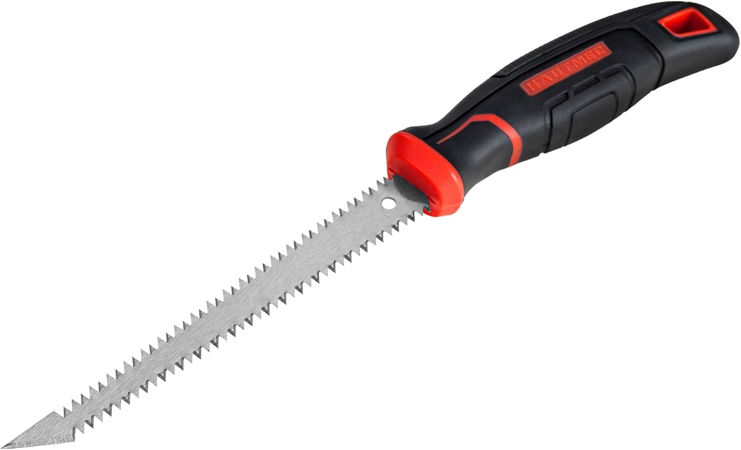 HAUTMEC 6-Inch Drywall Jab Saw, Double-Edge Sheetrock Saw with Sharp Tip & Soft