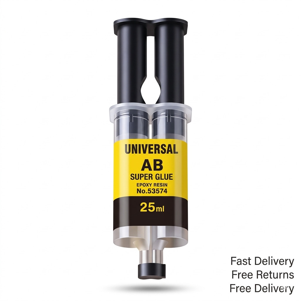 Strong AB Epoxy Resin: 25ml Waterproof Fast Metal Wood Plastic Glue
