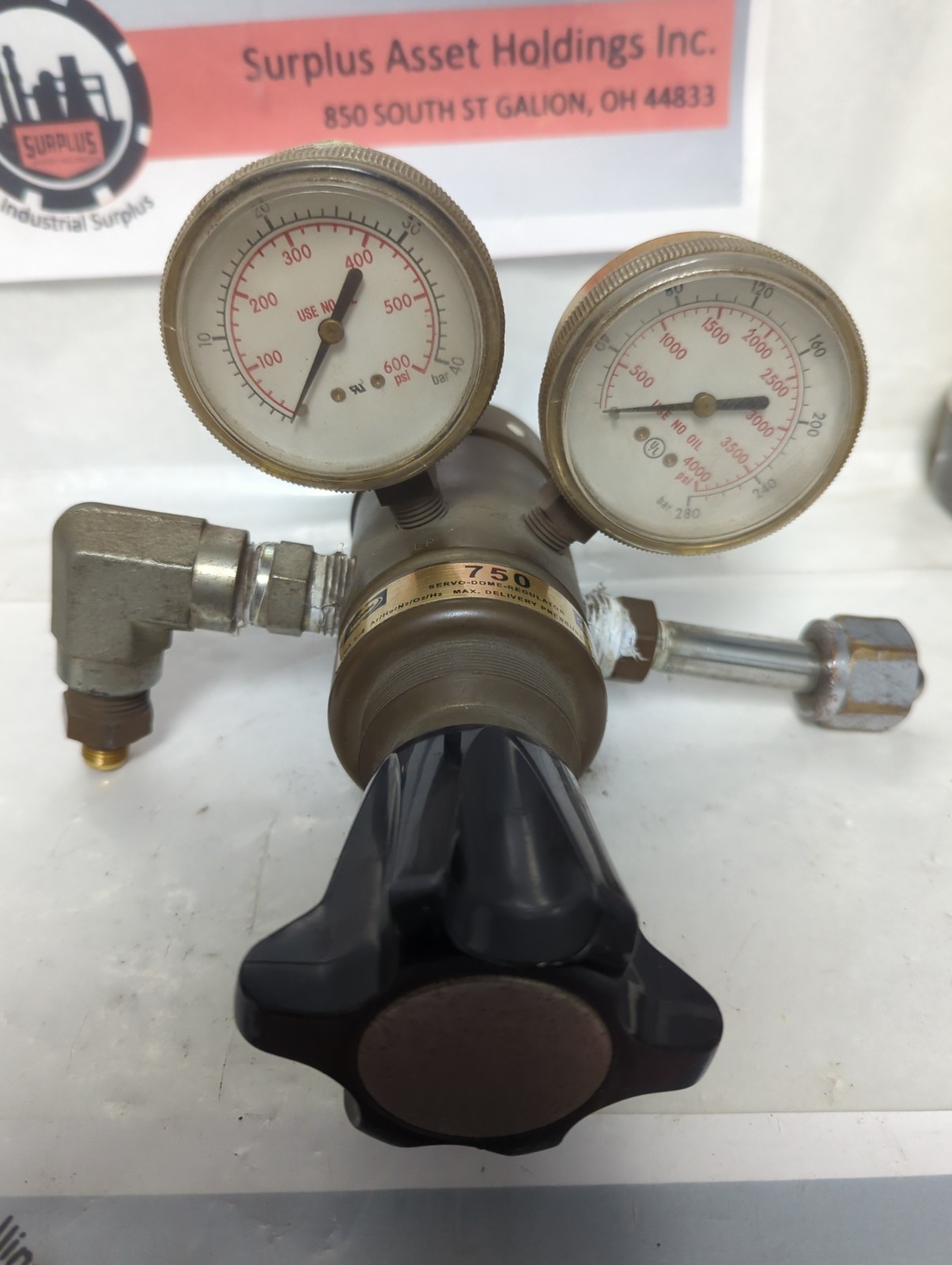 HARRIS,750,SERVO-DOME-REGULATOR CGA-E-4 PRE-OWNED