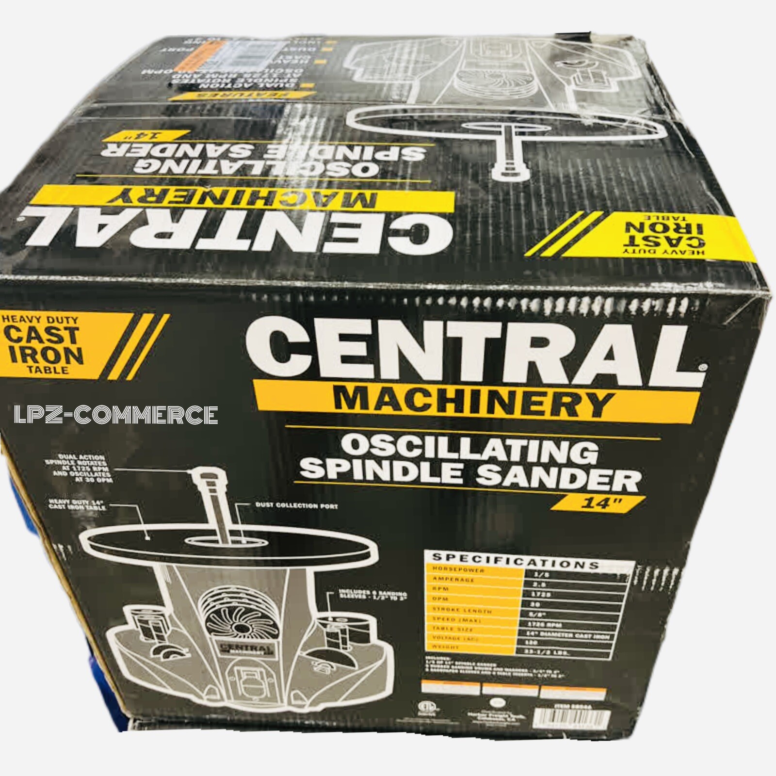 14 In. Oscillating Spindle Sander Heavy Duty Dual Action Spindle Rotates/NEW‼️