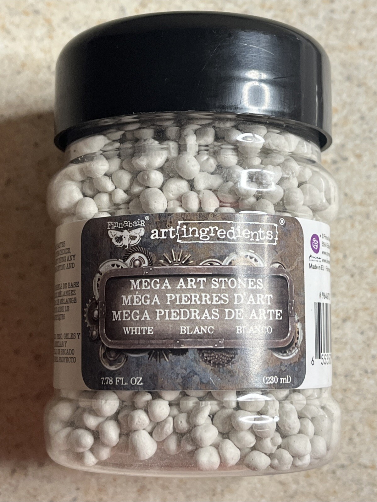 Finnabair Art Ingredients Mega Art Stones 7.78 Ounces White