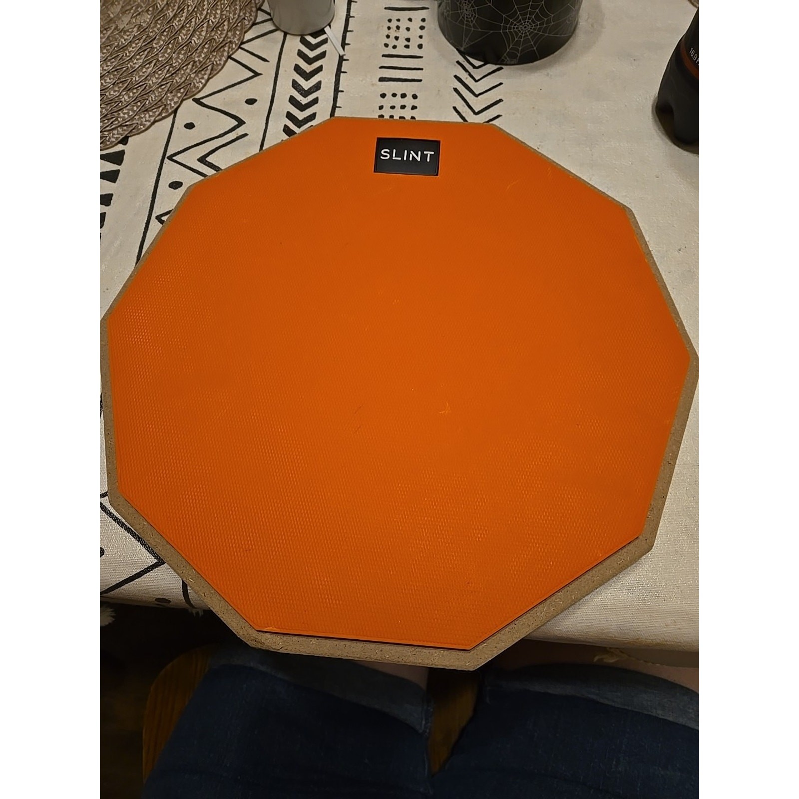 Slint 12" Double Sided Snare Drum Practice Pad / Silent Dumb Drum Pad No Sticks
