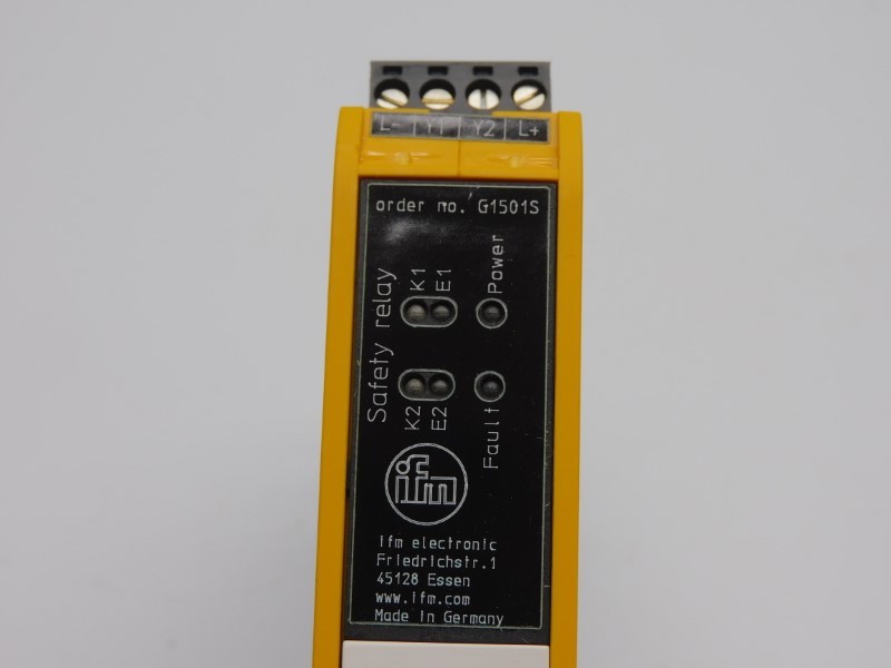 IFM EFECTOR G1501S 24VDC 6A NSNP