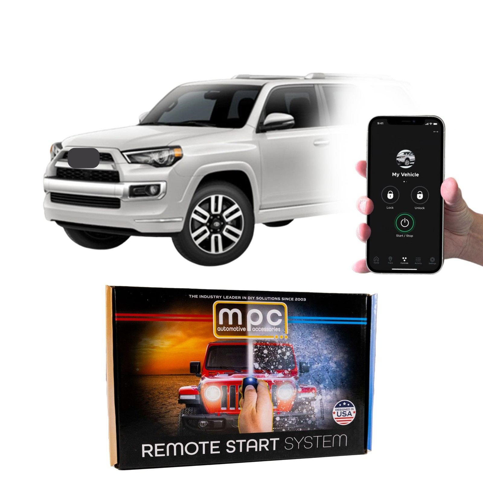Remote Starter For Toyota 4Runner 2010-2019 | Phone App Control | Plug and Play