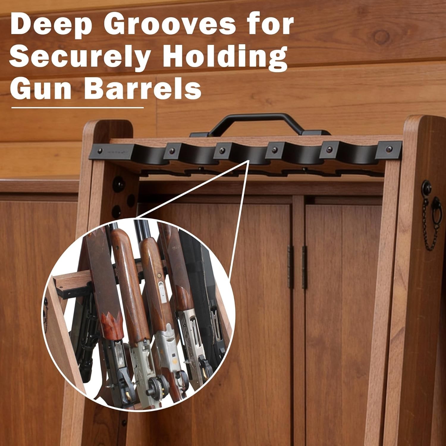 Portable Folding 10 Gun Storage Rack Folding Easy to Assembly Gun Rack Stand US