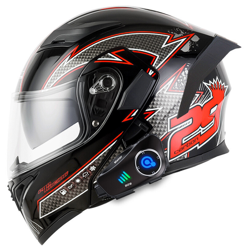 New Modular Motorcycle Built-in Bluetooth Helmet High Definition Camera Recorder
