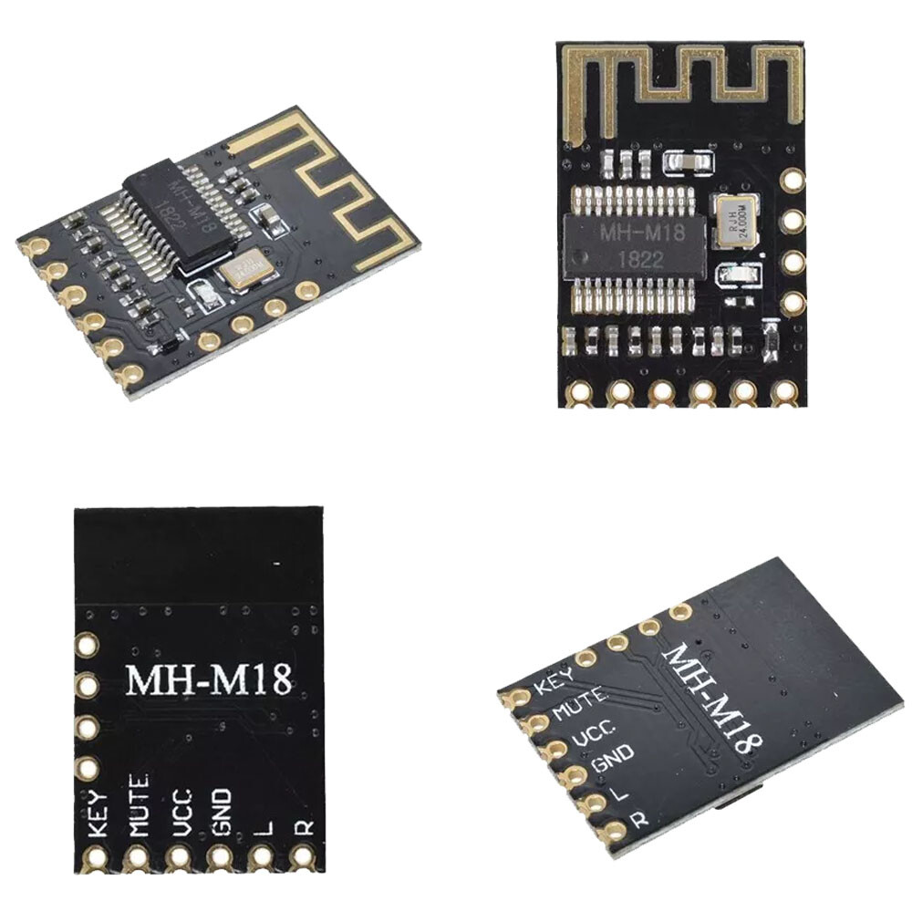 2x MH18 Wireless Bluetooth Audio Modules MP3 Receiver Lossless Decoder Board DIY