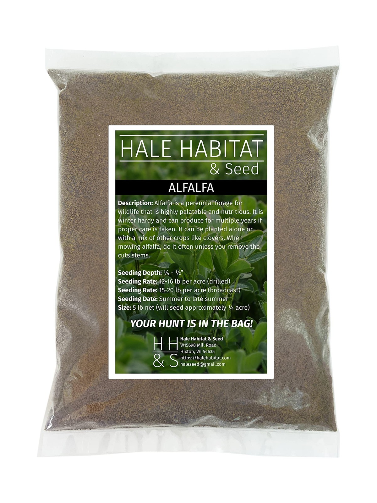 Hale & Hale Alfalfa Food Plot 5 Lbs Perennial