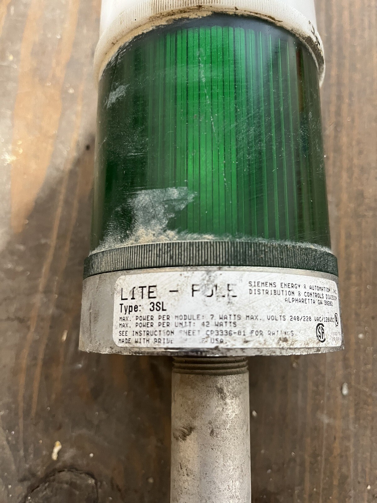 Seimens Lite-Pole 3SL Red White Green used