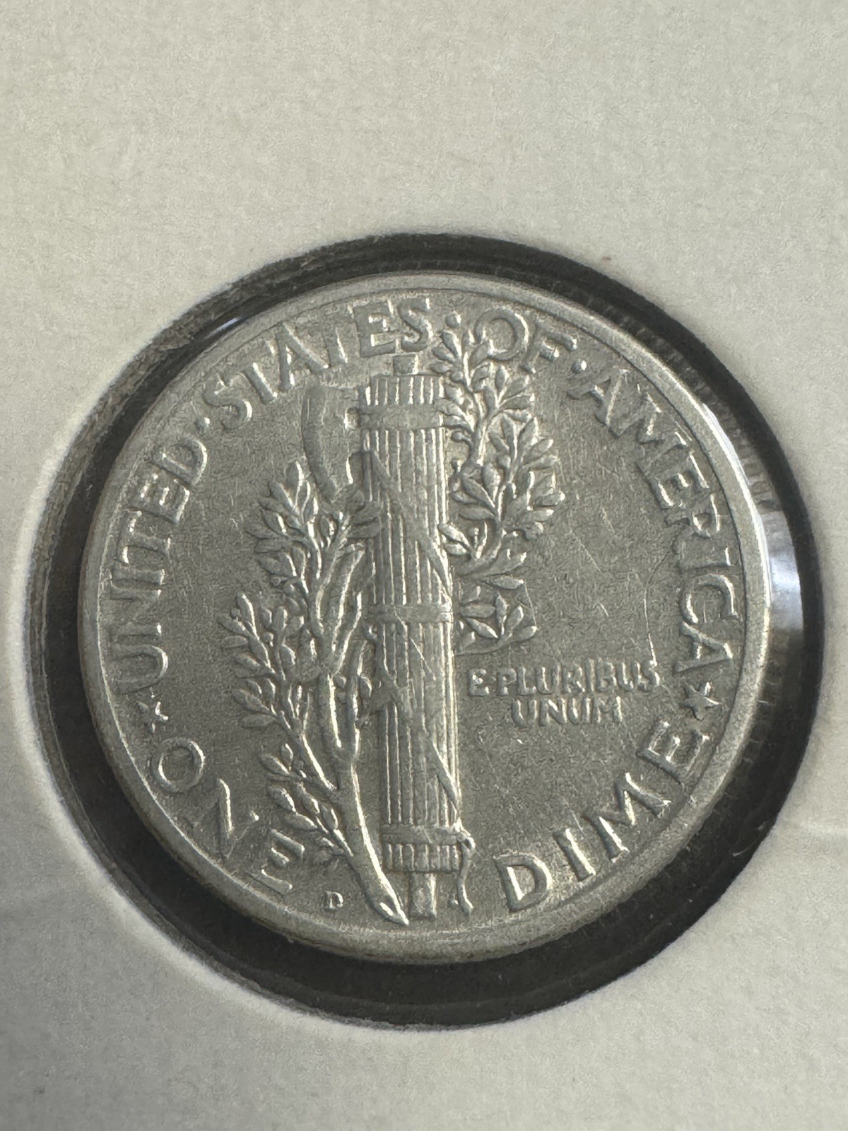 1926-D Mercury Dime - Almost Uncirculated (AU) - 90% Silver