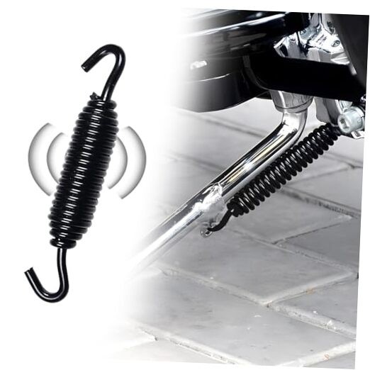 Chrome Plated Kickstand Spring Jiffy Stand spring for most Harley 1 Pack