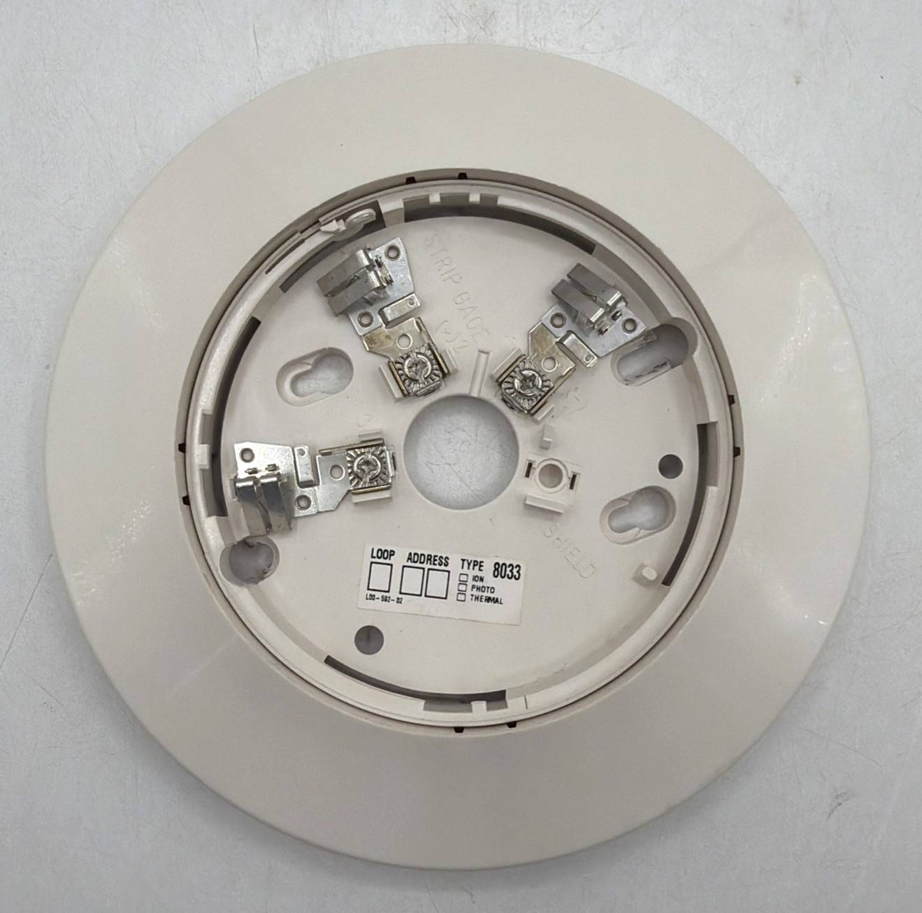 System Sensor B350LP Smoke Detector Mounting Base | Used | No Box | Wired Ivory