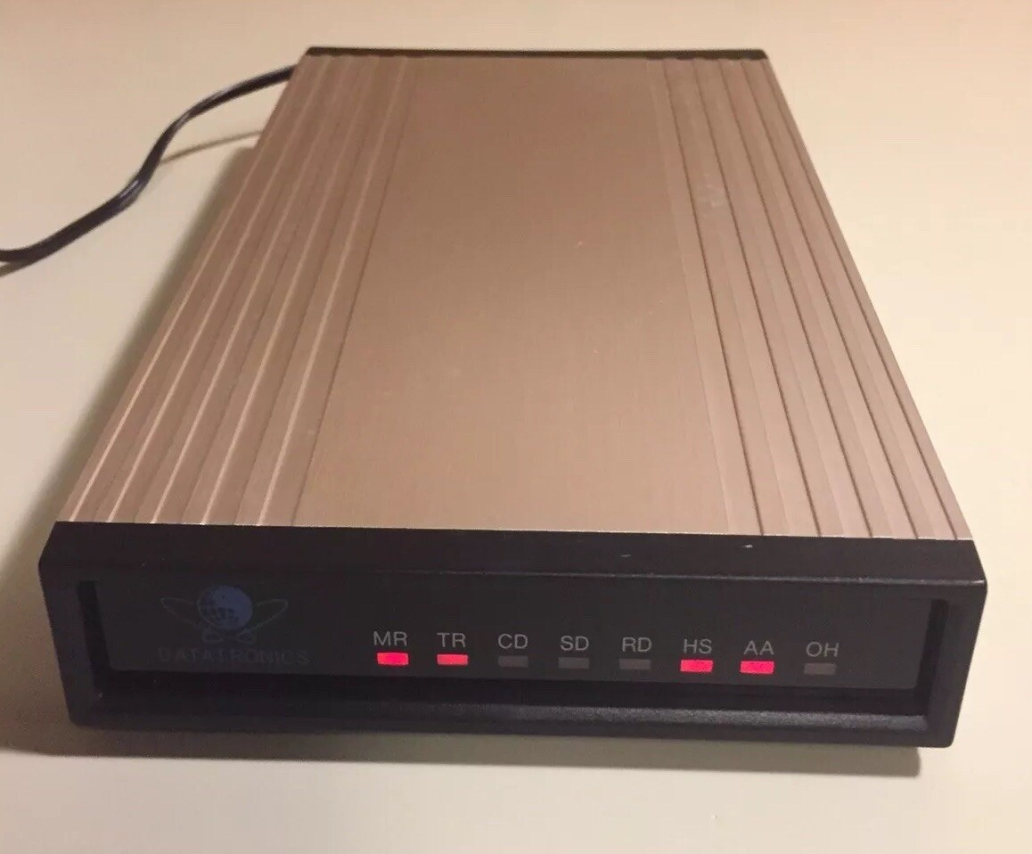 Vintage Datatronics Technology Modem Challenger 1200 Complete In Box