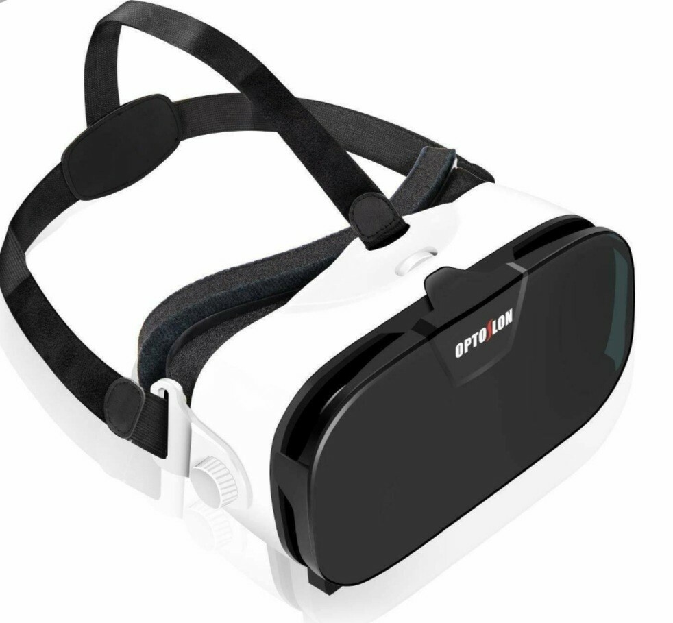 Virtual Reality Headset, OPTOSLON 3D VR Glasses for Mobile Games and Movies,