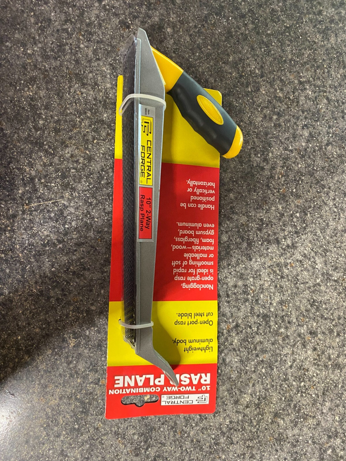 Central Forge 10" Two-Way Combination Rasp Plane #66620