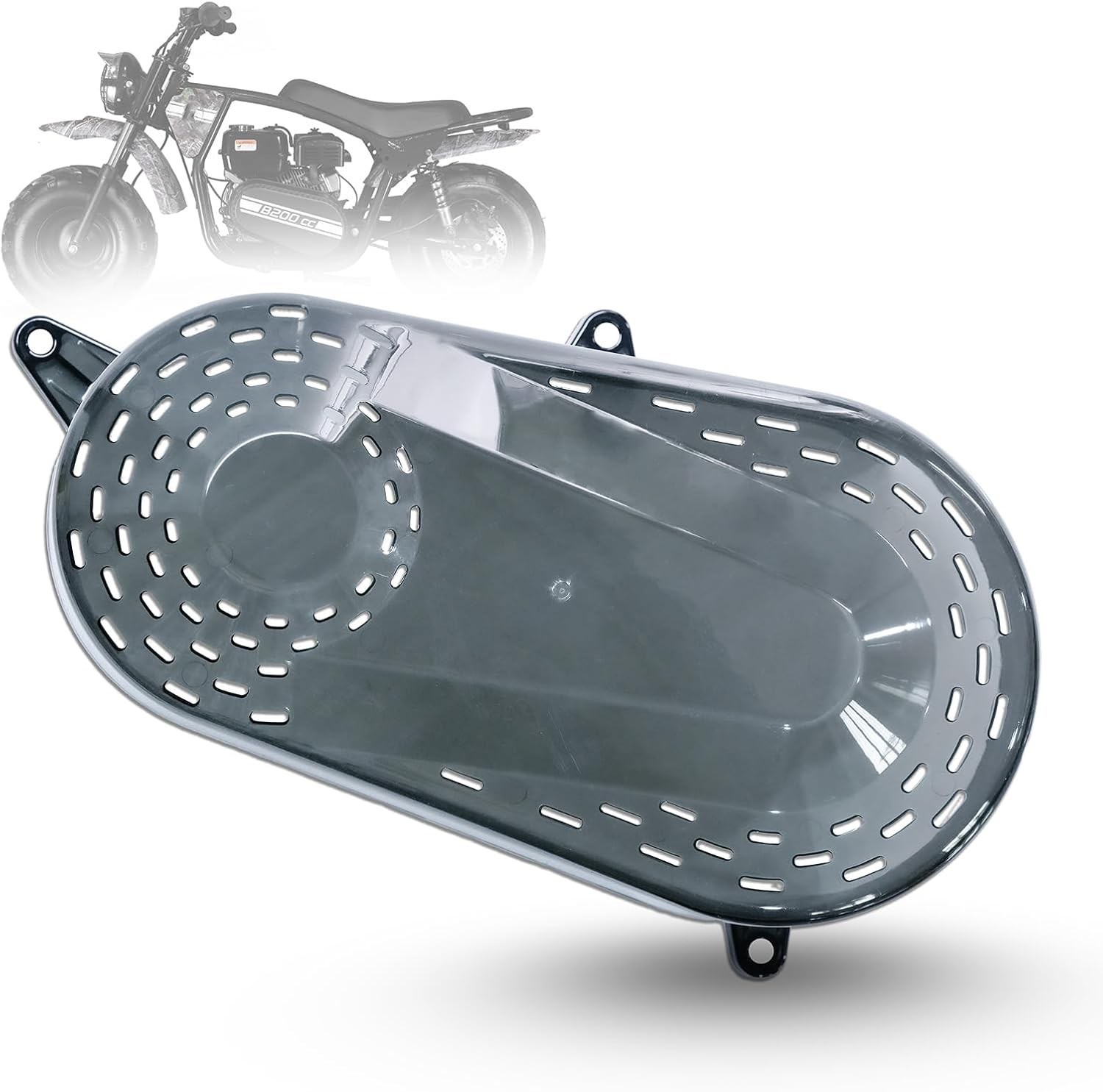 Clear Torque Converter Cover Compatible with 30 Series CVT for Coleman B200