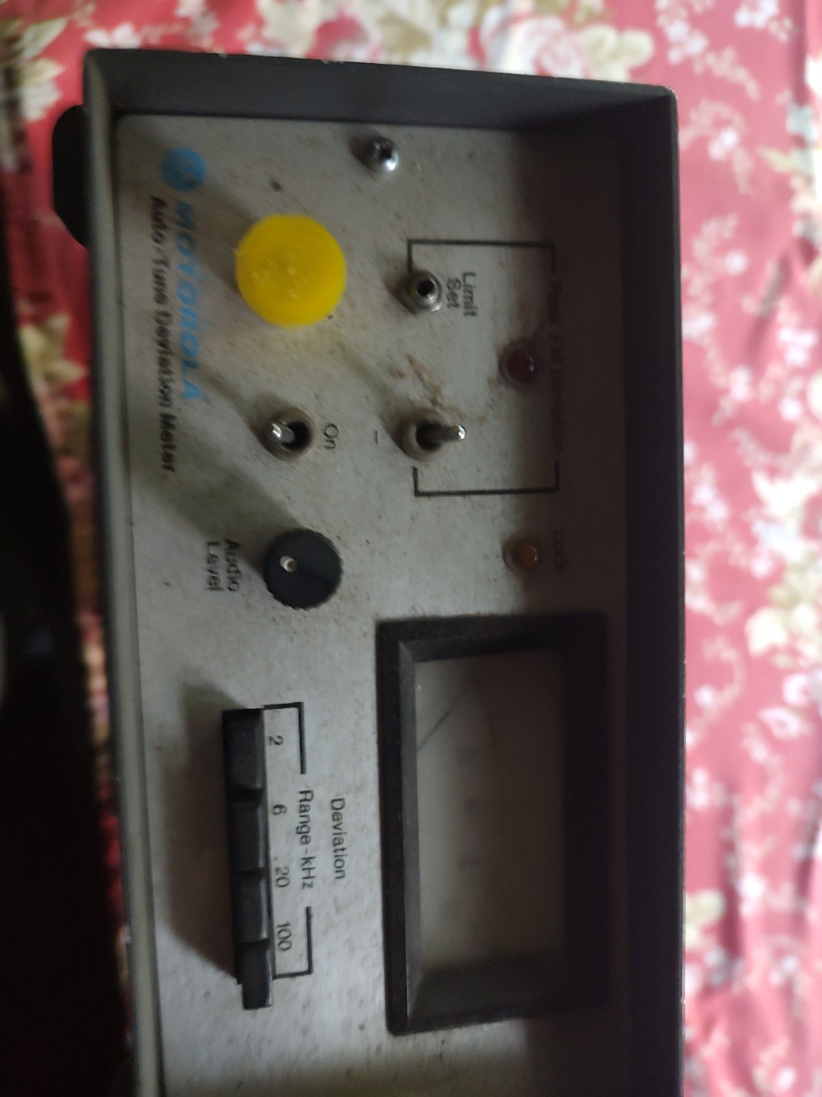Old Motorola Deviation Meter Vintage Radio