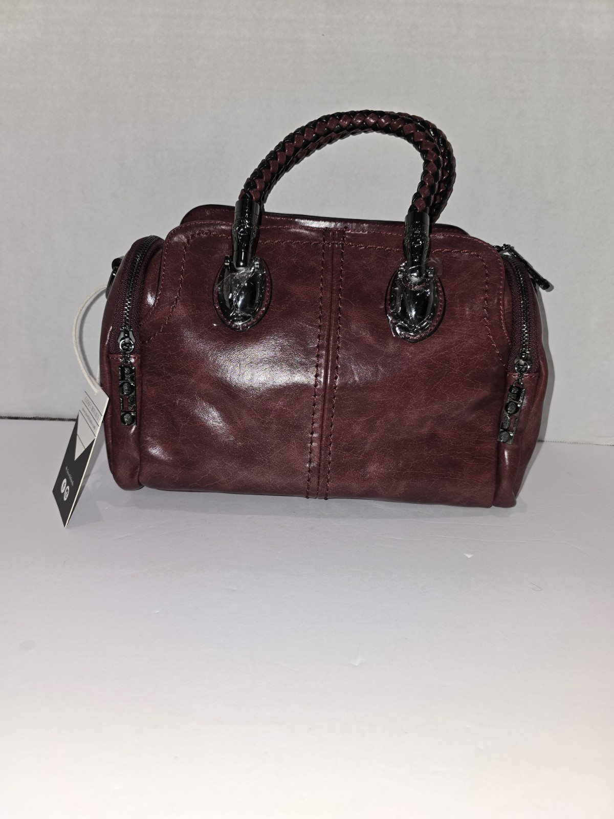 Closet Rituals/Unbranded Women's Handbag Burgundy With Silver Accents NWT