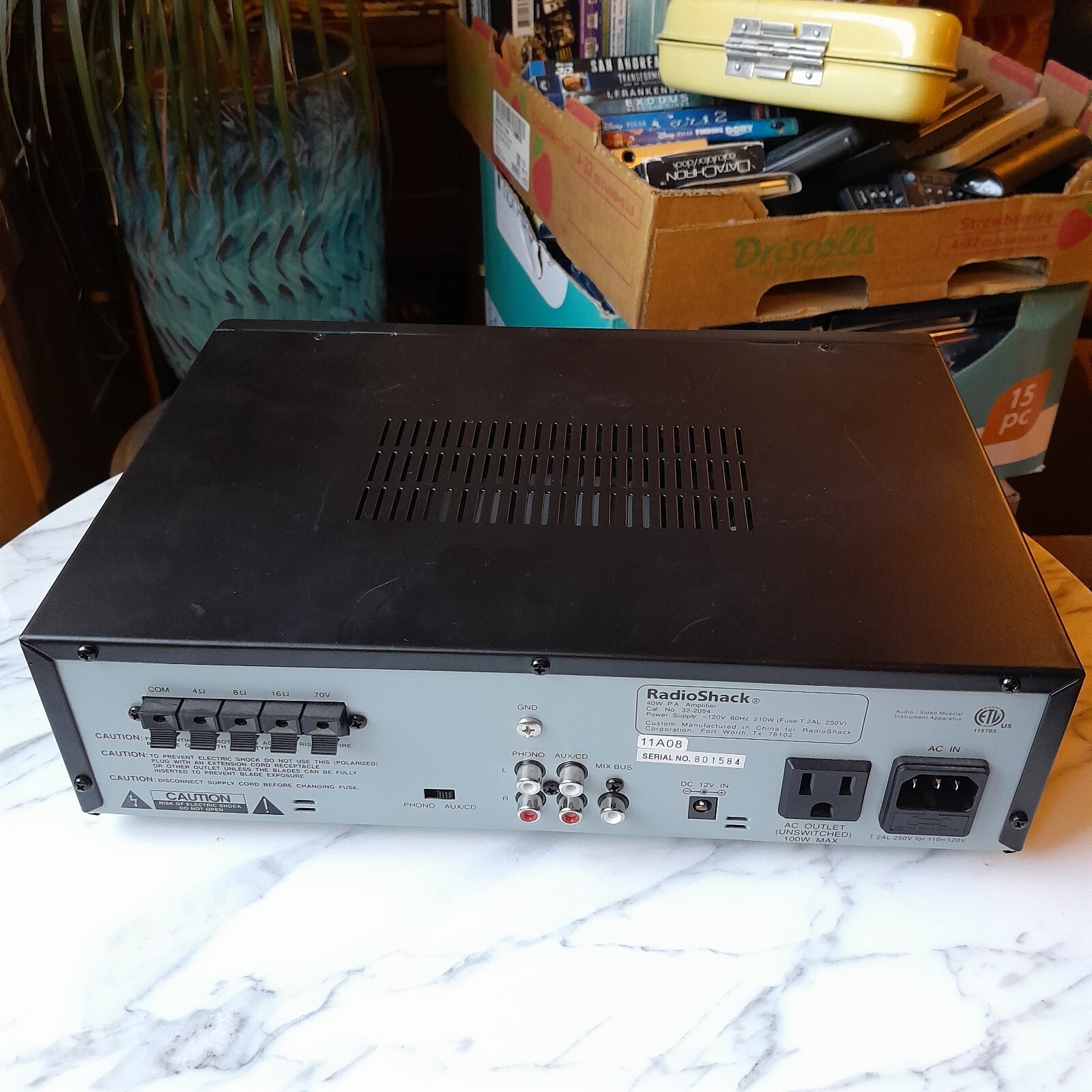 Radio Shack 32-2054 PA Amplifier 40 Watt