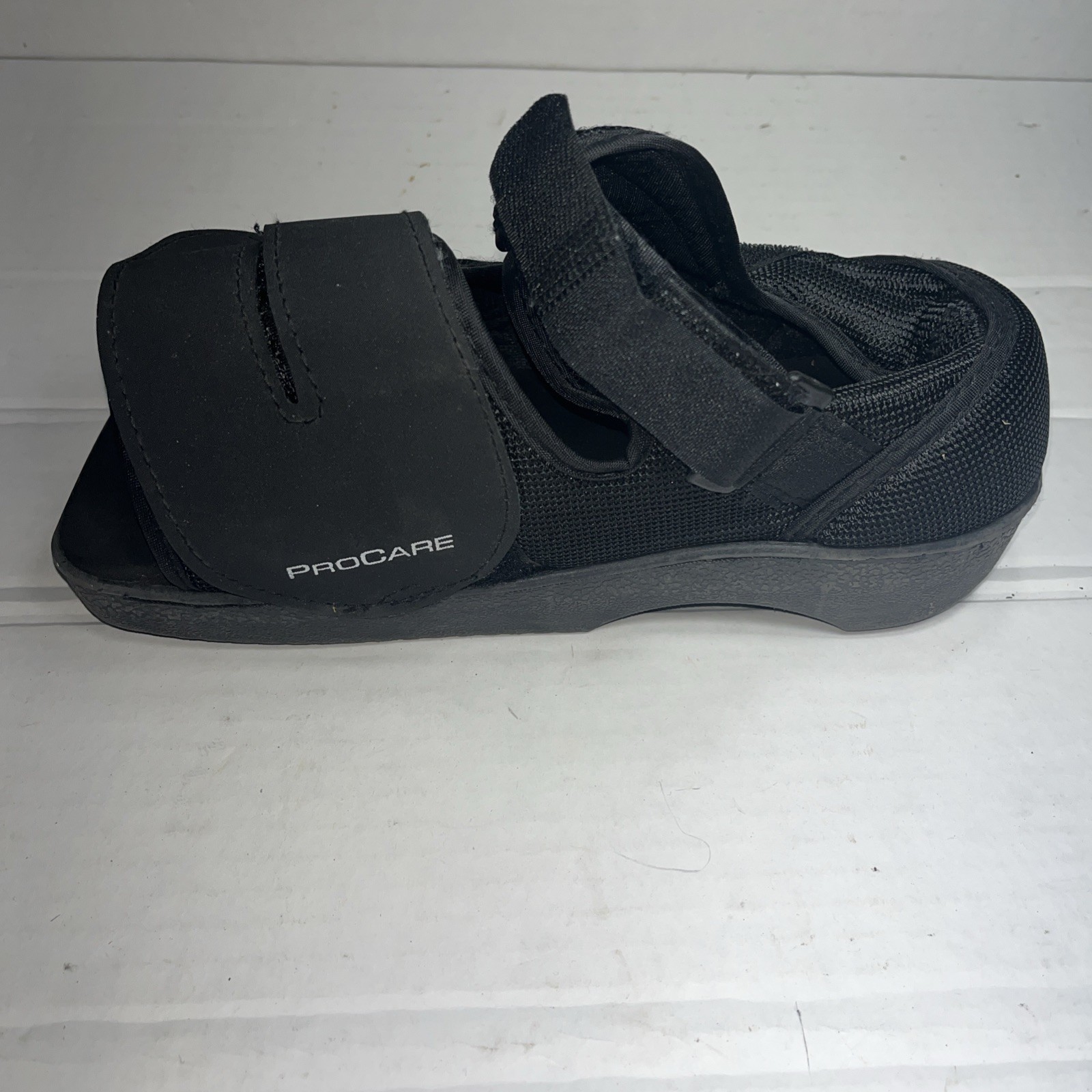 ProCare Post-Op Surgical Orthopedic Medical Black Footwear Size Small. U1653