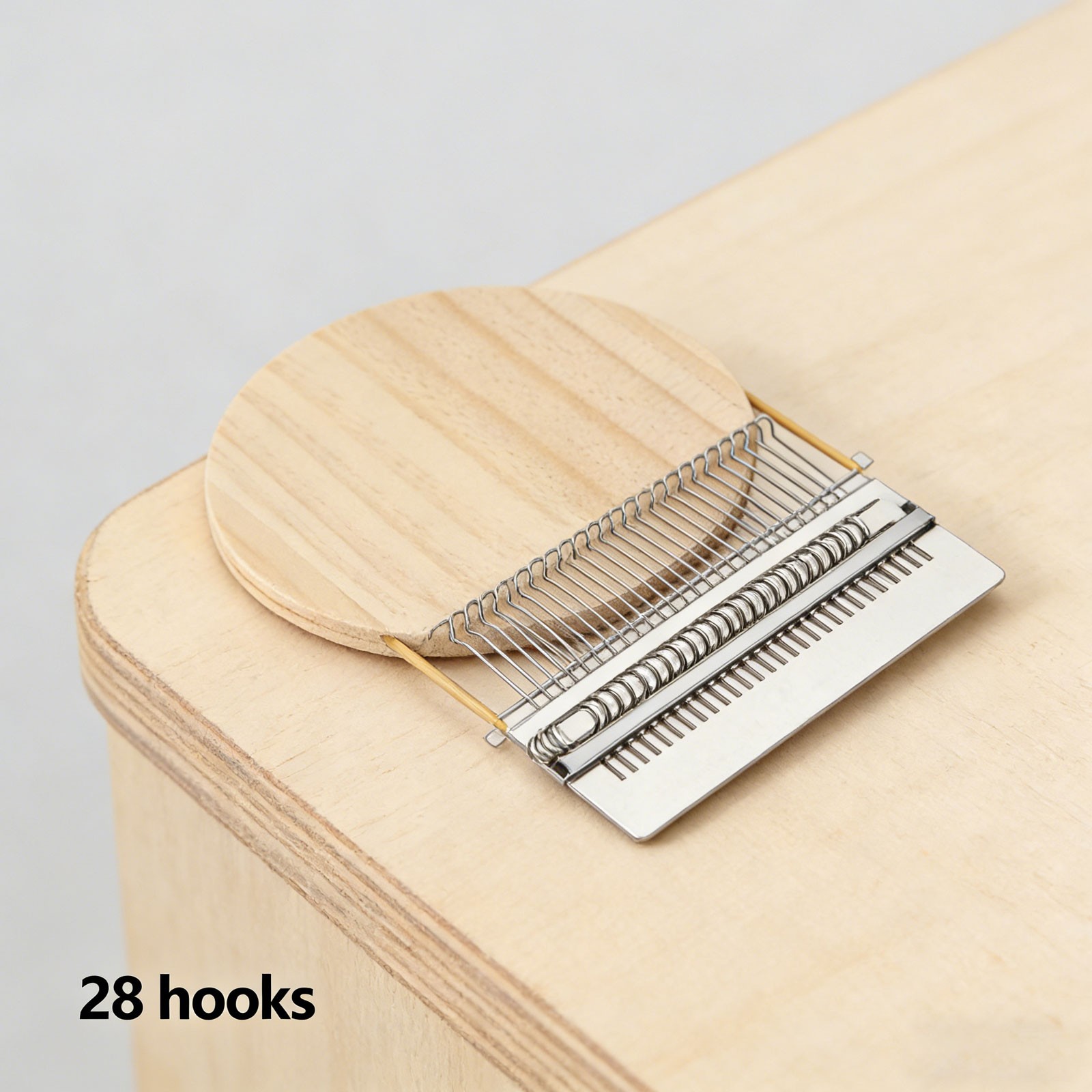 28 Hooks Small Loom Speedweve Type Weave Tool Darning Machine with Wood Disc