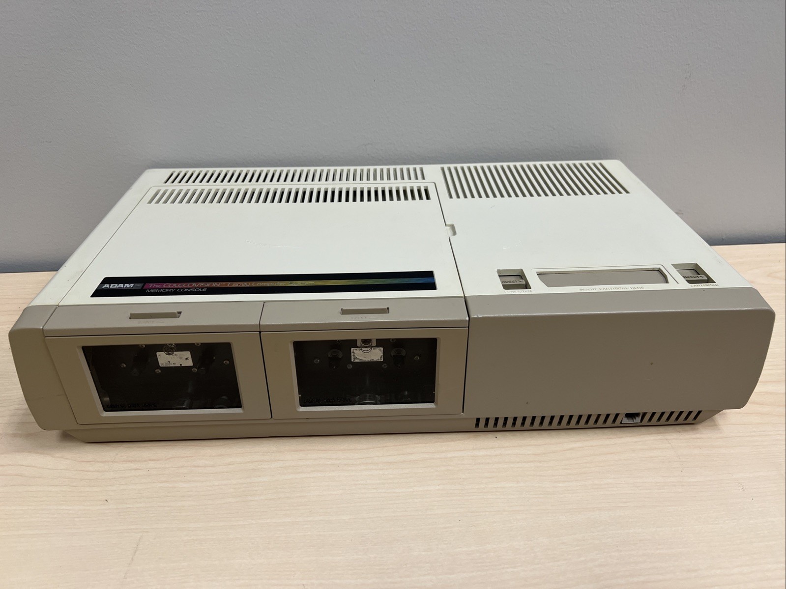 Colecovision ADAM Memory Console Model 2410CPU 2 Data Drives READ DESCRIPTION