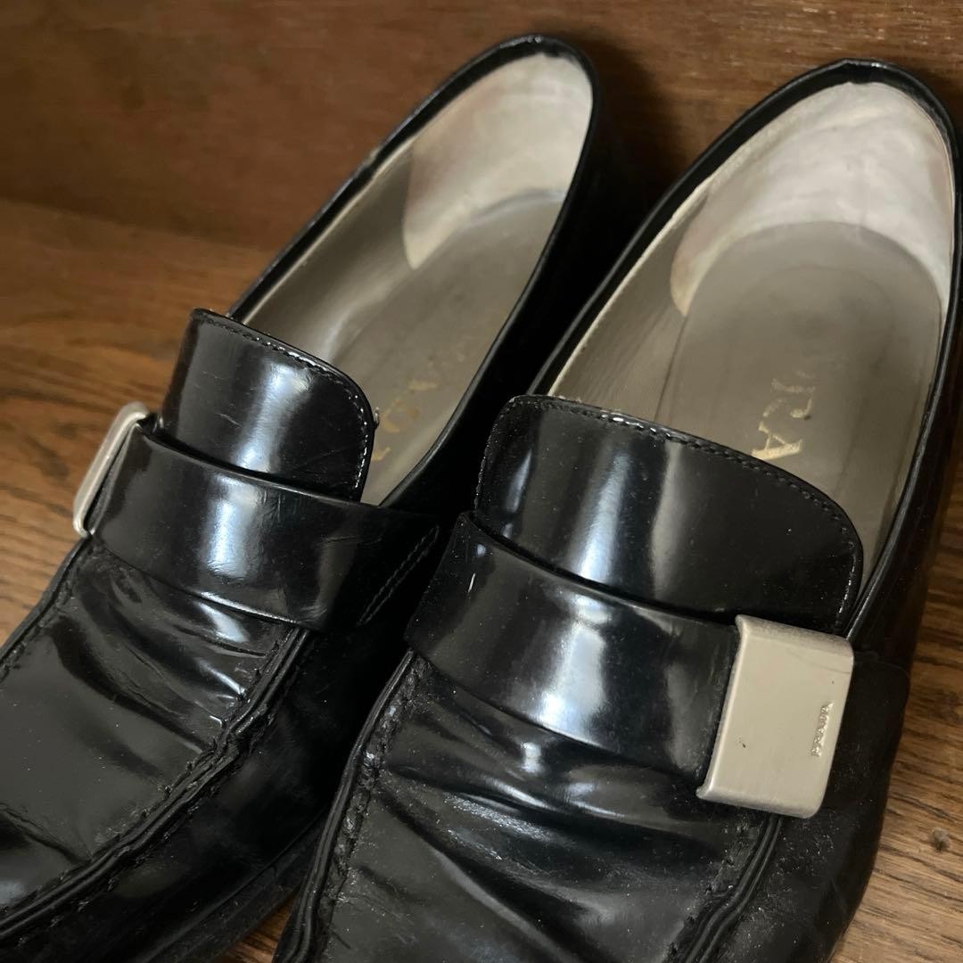 Prada Loafers Black Women's Size EU36/US6