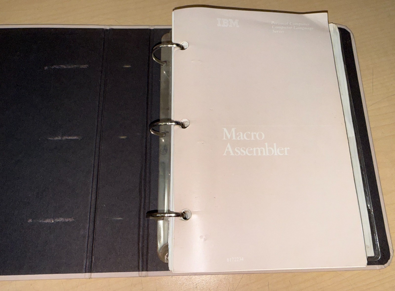 IBM Macro Assembler 6024002 Manual AT/XT KL