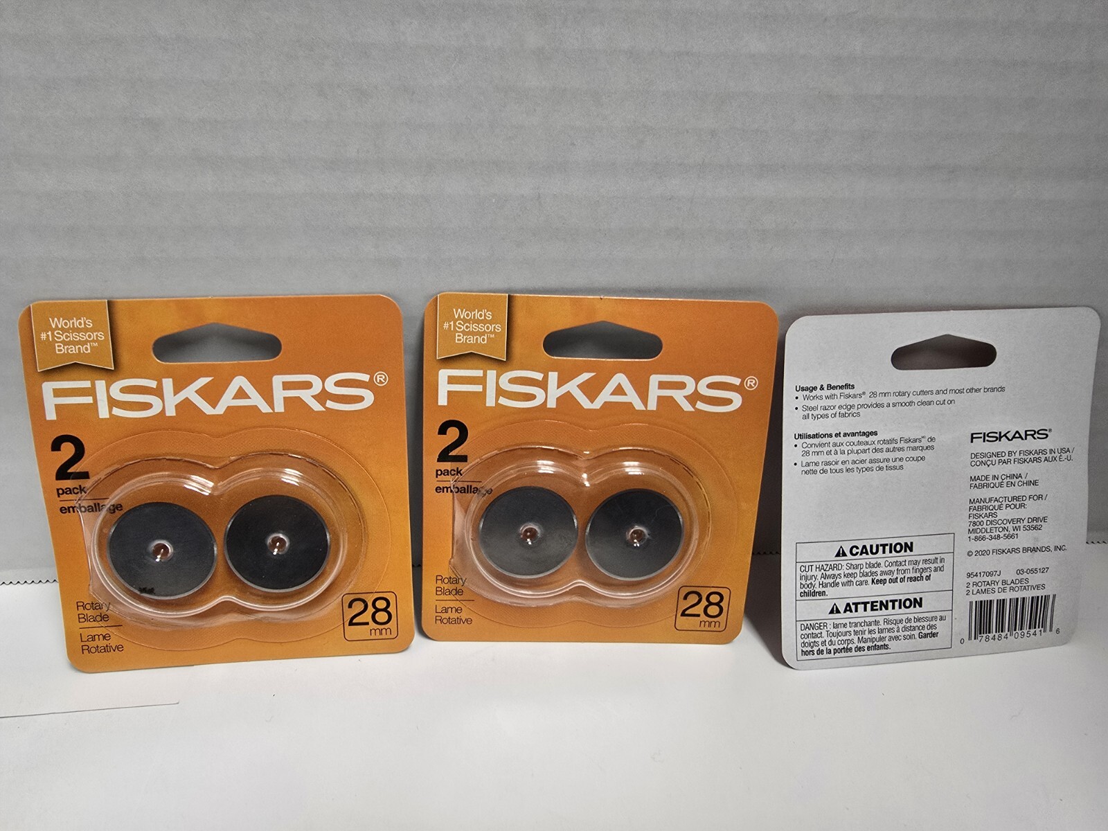 Fiskars 2pk Rotary Blade 28mm 3pk