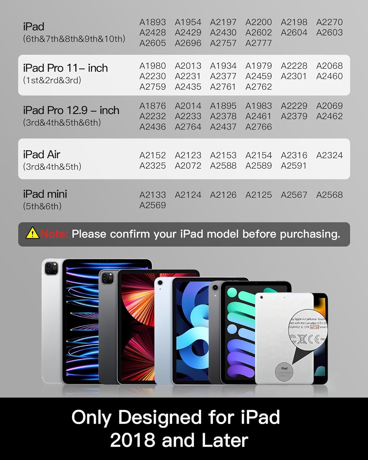 Ipad Pencil 1St Generation For Ipad 9Th&10th Generation With Palm Rejection, Til