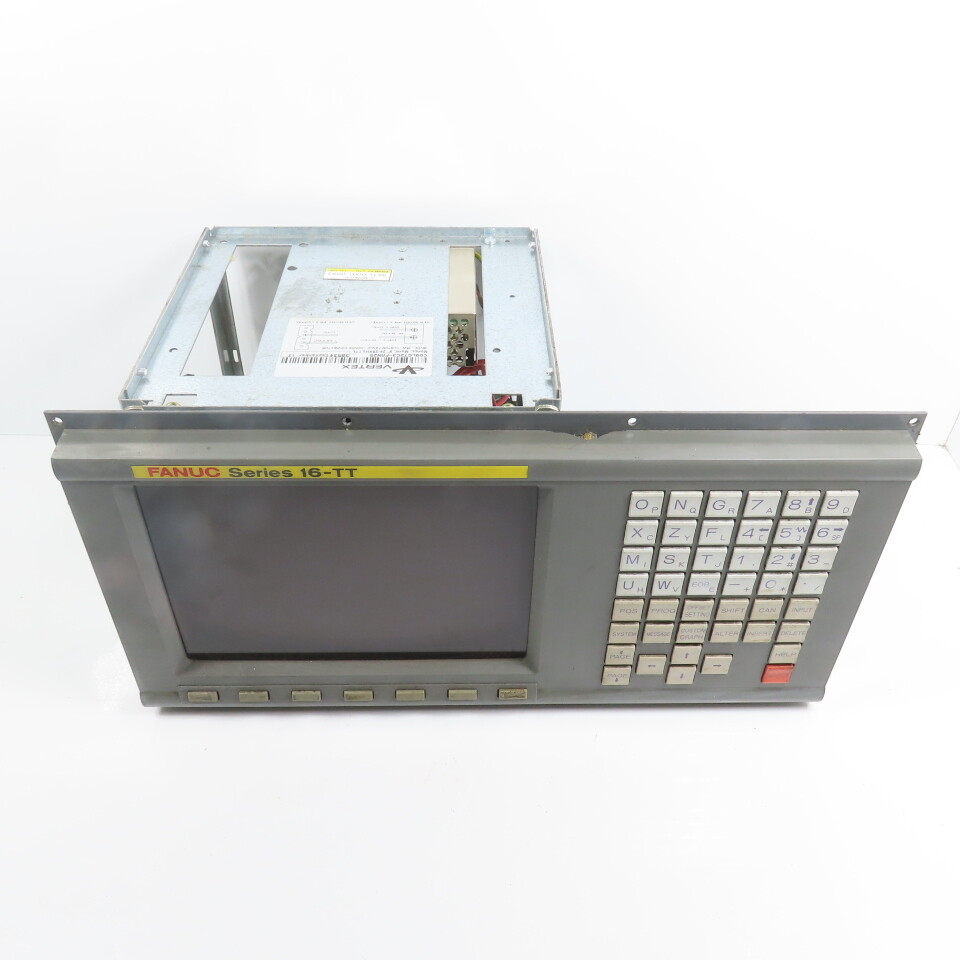 Fanuc A02B-0120-C043/TA Series 16-TT 9" B/W CRT/MDI Control Unit A61L-0001-0093
