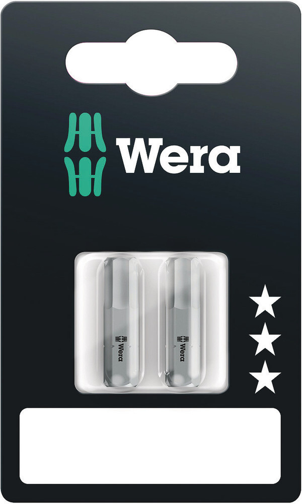 Wera 073055, 840/1 Z Bits SB, 6 x 25 mm, 2 Pieces