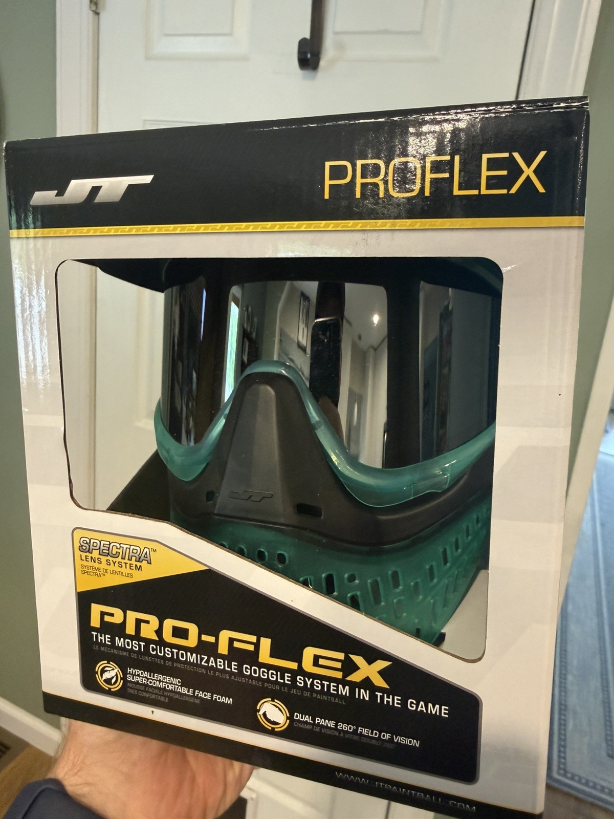 JT ProFlex Teal Ice Goggle