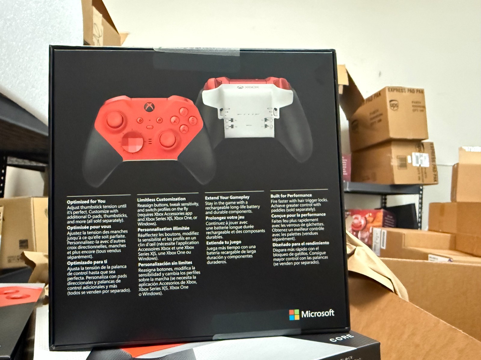 NEW Xbox Elite Series 2 Core Wireless Gaming Controller – Red – Xbox Series X