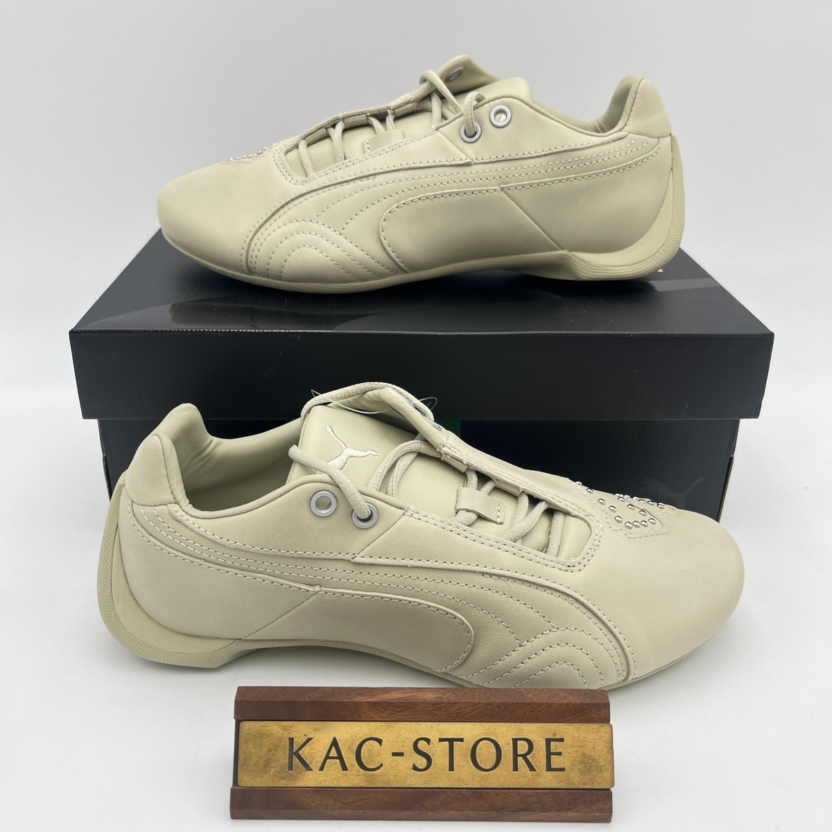 Puma Future Cat Studs 405962-02 Studs Frosted Ivory Men's Size NEW tko12